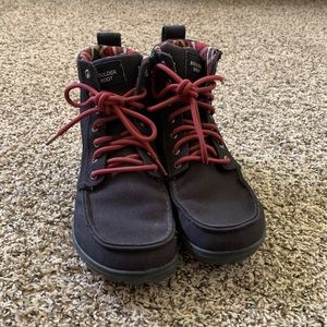 Lems Boulder Boot Canvas Minimalist Hiking Boot